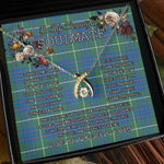 To My Beautiful Soulmate Necklace In Your Eyes I Have Found My Home Clan MacIntyre Hunting Ancient Tartan Wishbone Dancing Necklace