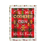 Personalized Gift Tartan Plaid Blanket Clan MacNab With Christmas Cookie Baking Crew Christmas Gift Blanket, Plaid Blanket, Christmas Fleece Blanket, Christmas Blanket, Tartan Blanket, Scottish Blanket, Scotland Blanket, Family Name Blanket, Custom Blanket, Personalized Blanket