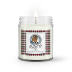 Soy Wax Candle - Buffalo Plaid Candle Clan Badge Borthwick Ancient Tartan Plaid Soy Wax Candle, oil candle, candle handmade, wax candle, soy wax, nature wax, natural soy wax, natural soy candles, natural candle