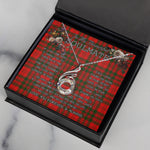 To My Beautiful Soulmate Necklace In Your Eyes I Have Found My Home Clan Livingstone Modern Tartan Rising Phoenix Necklace