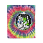 Scotstee Shop - Scotstee Shop Blanket Astronaut Alien Cat Tie Dye Hippie Fleece Blanket