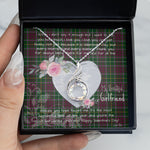 Rising Phoenix Necklace - Valentine Necklace Clan Carruthers Tartan Gift for Girlfriend, Gift for My Wife Rising Phoenix Necklace