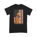 Scotstee Shop - Golden Retriever American Flag Bandana 4th Of July 4th Of July Shirt