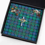 To My Beautiful Soulmate Necklace In Your Eyes I Have Found My Home Clan Flower Of Scotland Tartan Cross Dancing Necklace