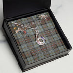 To My Beautiful Soulmate Necklace In Your Eyes I Have Found My Home Clan MacLeod Of Harris Weathered Tartan Rising Phoenix Necklace