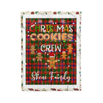 Personalized Gift Tartan Plaid Blanket Clan Skene With Christmas Cookie Baking Crew Christmas Gift Blanket, Plaid Blanket, Christmas Fleece Blanket, Christmas Blanket, Tartan Blanket, Scottish Blanket, Scotland Blanket, Family Name Blanket, Custom Blanket, Personalized Blanket