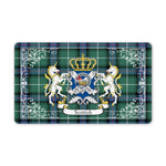Welcome Mat Scottish Macdonalds Of Donald Of The Isles Ancient Clan Badge Tartan Door Mat, Plaid Doormat