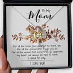 Cross Dancing Necklace - Mom Necklace, Mom Gift From Daughter, Mother Day Necklace Meaningful For Mom Christmas Gift For Mom Neckalce