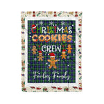 Products Personalized Gift Tartan Plaid Blanket Clan Forbes Modern With Christmas Cookie Baking Crew Christmas Gift Blanket, Plaid Blanket, Christmas Fleece Blanket, Christmas Blanket, Tartan Blanket, Scottish Blanket, Scotland Blanket, Family Name Blanket, Custom Blanket, Personalized Blanket