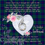 Rising Phoenix Necklace - Valentine Necklace Clan Hutton Tartan Gift for Girlfriend, Gift for My Wife Rising Phoenix Necklace