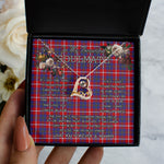 To My Beautiful Soulmate Necklace In Your Eyes I Have Found My Home Clan Galloway Red Tartan Forever Love Necklace