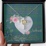 Gift For My Beautiful Girlfriend Necklace Valentine Necklace Clan Montgomery Ancient Tartan Cross Dancing Necklace Scottish Tartan Jewelry