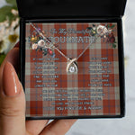 valentine necklace, necklace girlfriend, necklace for wife, cute necklaces for girlfriend, jewelry for girlfriend, to my soulmate necklace, to my future wife necklace, heart necklace for girlfriend, tartan heart necklace,