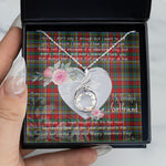 Rising Phoenix Necklace - Valentine Necklace Clan Anderson Of Arbrake Tartan Gift for Girlfriend, Gift for My Wife Rising Phoenix Necklace