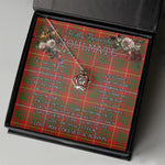 To My Beautiful Soulmate Necklace In Your Eyes I Have Found My Home Clan Bruce Modern Tartan Crown Pendant Necklace