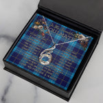 To My Beautiful Soulmate Necklace In Your Eyes I Have Found My Home Clan McKerrell Tartan Rising Phoenix Necklace