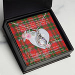 Rising Phoenix Necklace - Valentine Necklace Clan Crief Tartan Gift for Girlfriend, Gift for My Wife Rising Phoenix Necklace