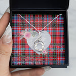 Rising Phoenix Necklace - Valentine Necklace Clan Pitblado Tartan Gift for Girlfriend, Gift for My Wife Rising Phoenix Necklace
