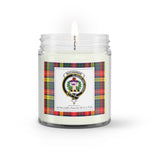 Soy Wax Candle - Buffalo Plaid Candle Clan Crest Badge Buchanan Modern Tartan Plaid Soy Wax Candle, oil candle, candle handmade, wax candle, soy wax, nature wax, natural soy wax, natural soy candles, natural candle