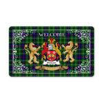 Doormat - Tartan Door Mat The Family Duncan Welcome Mat, Plaid Doormat Scottish