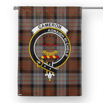 Tartan Personalized Flag Cameron Tartan Garden Flag Cameron Of Erracht Weathered Tartan Flag Clan Badge Tartan House Flag