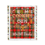 Personalized Gift Tartan Plaid Blanket Clan MacGill With Christmas Cookie Baking Crew Christmas Gift Blanket, Plaid Blanket, Christmas Fleece Blanket, Christmas Blanket, Tartan Blanket, Scottish Blanket, Scotland Blanket, Family Name Blanket, Custom Blanket, Personalized Blanket