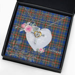 Gift For My Beautiful Girlfriend Necklace Valentine Necklace Clan MacBeth Ancient Tartan Cross Dancing Necklace Scottish Tartan Jewelry