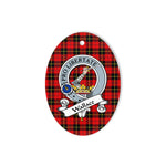 Wallace Scottish Clan Badge Plaid Ornament Gift. Christmas Tree Ornament Wallace Tartan Ornament,  ceramic ornament, personalized christmas ornaments, christmas tree ornaments, christmas door decorations, Plaid Ornament, Tartan Ceramic Ornament