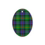 Tait Tartan Oval Ornaments, Christmas Tree Ornament, Plaid Christmas Ornaments, Ceramic Oval Christmas Tree Decoration, Tartan Oval Ornaments, Christmas Tree Ornament, Plaid Christmas Ornaments, Ceramic Oval Christmas Tree Decoration