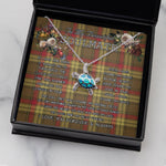 Sea Turtle Necklace To My Beautiful Soulmate Necklace In Your Eyes I Have Found My Home Clan MacMillan Weathered Tartan Blue Turtle Necklace
