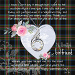 Rising Phoenix Necklace - Valentine Necklace Clan Denniston Tartan Gift for Girlfriend, Gift for My Wife Rising Phoenix Necklace