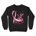 Faith Hope Love Dragonfly Breast Cancer Awareness Sweatshirt - Scotstee Shop