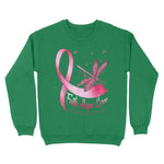 Faith Hope Love Dragonfly Breast Cancer Awareness Sweatshirt - Scotstee Shop
