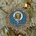 Falconer Celtic Circle Large Plaid Ornament Gift. Christmas Tree Ornament Tartan Ornament Great Christmas Ornaments Gift - Scotstee Shop