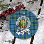 Falconer Scottish Clan Badge Plaid Ornament Gift. Christmas Tree Ornament Falconer Clan Tartan Ornament Great Christmas Ornaments Gift - Scotstee Shop