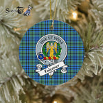 Falconer Scottish Clan Badge Plaid Ornament Gift. Christmas Tree Ornament Falconer Clan Tartan Ornament Great Christmas Ornaments Gift - Scotstee Shop