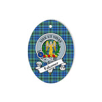 Falconer Scottish Clan Badge Plaid Ornament Gift. Christmas Tree Ornament Falconer Tartan Ornament,  ceramic ornament, personalized christmas ornaments, christmas tree ornaments, christmas door decorations, Plaid Ornament, Tartan Ceramic Ornament