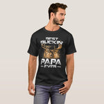 Scotstee Shop - Father Day Gift Shirt Best Buckin' Papa Ever Deer Hunting Bucking Father Day Shirts