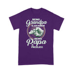 Scotstee Shop - Father Day Gift Shirts Mens Being Grandpa is an Honor Being Papa is Priceless