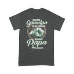 Scotstee Shop - Father Day Gift Shirts Mens Being Grandpa is an Honor Being Papa is Priceless