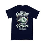 Scotstee Shop - Father Day Gift Shirts Mens Being Grandpa is an Honor Being Papa is Priceless