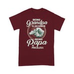 Scotstee Shop - Father Day Gift Shirts Mens Being Grandpa is an Honor Being Papa is Priceless