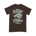 Scotstee Shop - Father Day Gift Shirts Mens Being Grandpa is an Honor Being Papa is Priceless