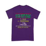 Scotstee Shop - Father's Day Gift Dad Trucker Two Jobs! Father Day Shirts