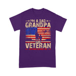 Father's Day Shirt 4th of July Shirt I'm a Dad Grandpa and a Veteran Army Veteran Shirts Army Shirts - Scotstee Shop