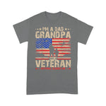 Father's Day Shirt 4th of July Shirt I'm a Dad Grandpa and a Veteran Army Veteran Shirts Army Shirts - Scotstee Shop
