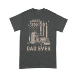 Father's Day Shirt Best Truckin Dad Ever American Flag Shirt - Scotstee Shop