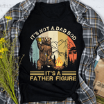 Father's Day Shirt It's Not A Dad Bod It's Father Figure Funny Bear Beer Retro - Scotstee Shop