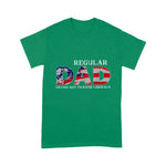 Father's Day Shirt Regular Dad Trying Not To Raise Liberals US Flag 4th 4th Of July Shirt - Scotstee Shop