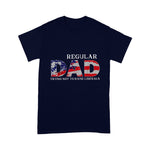 Father's Day Shirt Regular Dad Trying Not To Raise Liberals US Flag 4th 4th Of July Shirt - Scotstee Shop